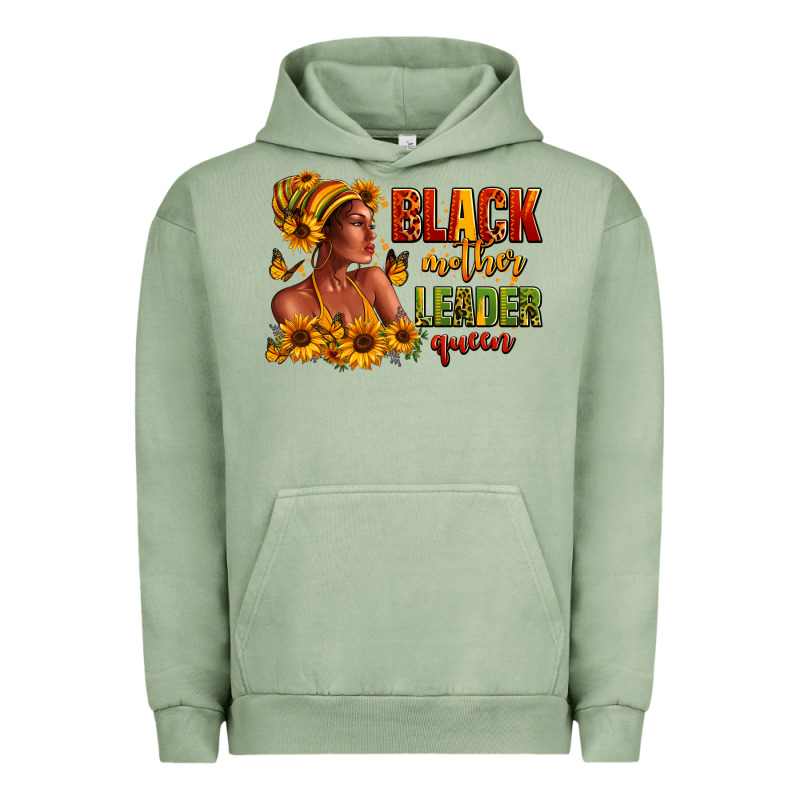 Afro American Black Mother Leader Queen Urban Hoodie by RanaPortraitStore | Teevron