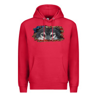 Cardinal Wolf eyes american flag Premium Hoodie - RanaPortraitStore