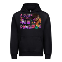 Black A queen will always turn pain into power Urban Hoodie - RanaPortraitStore