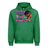 Emerald A queen will always turn pain into power Urban Hoodie - RanaPortraitStore