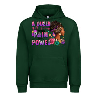 Forest Green A queen will always turn pain into power Urban Hoodie - RanaPortraitStore