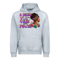Heather Grey A queen will always turn pain into power Urban Hoodie - RanaPortraitStore