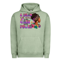 Pigment Oil Green A queen will always turn pain into power Urban Hoodie - RanaPortraitStore