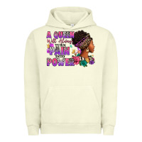 Pigment Pistachio A queen will always turn pain into power Urban Hoodie - RanaPortraitStore