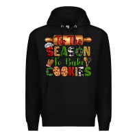Black tih the season to bake cookies Premium Hoodie - Zillion Design Studio