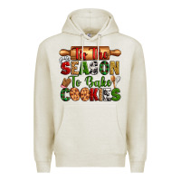 Oatmeal Heather tih the season to bake cookies Premium Hoodie - Zillion Design Studio