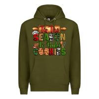Army Green tih the season to bake cookies Premium Hoodie - Zillion Design Studio