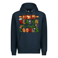 Navy tih the season to bake cookies Premium Hoodie - Zillion Design Studio