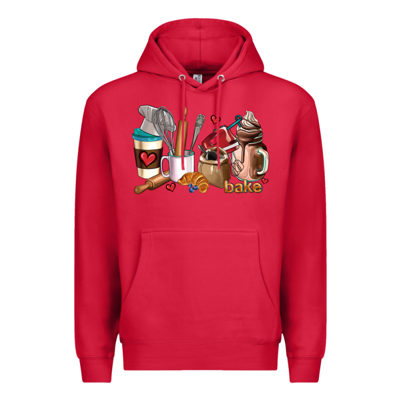 Bakery Coffee Cups Premium Hoodie by AdoDesignShop | Teevron