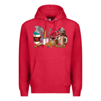 Cardinal bakery coffee cups Premium Hoodie - AdoDesignShop