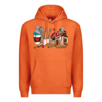 Carrot bakery coffee cups Premium Hoodie - AdoDesignShop