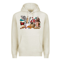 Oatmeal Heather bakery coffee cups Premium Hoodie - AdoDesignShop