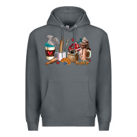 Rock bakery coffee cups Premium Hoodie - AdoDesignShop
