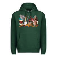 Sports Green bakery coffee cups Premium Hoodie - AdoDesignShop