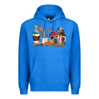 True Royal bakery coffee cups Premium Hoodie - AdoDesignShop