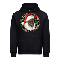 Black Afro Santa Christmas Urban Hoodie - RanaPortraitStore