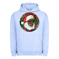 Pigment Grape Ice Afro Santa Christmas Urban Hoodie - RanaPortraitStore