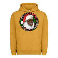 Pigment Peanut Butter Afro Santa Christmas Urban Hoodie - RanaPortraitStore