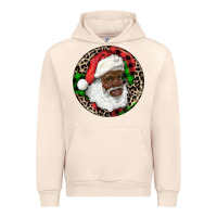 Sandshell Afro Santa Christmas Urban Hoodie - RanaPortraitStore
