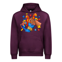 Autism Afro Girl Sneakers Urban Hoodie | Teevron