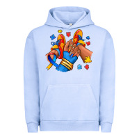 Pigment Grape Ice Autism afro girl sneakers Urban Hoodie - RanaPortraitStore