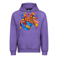 Tulip Autism afro girl sneakers Urban Hoodie - RanaPortraitStore