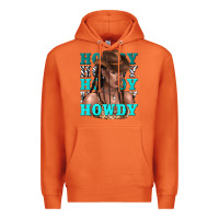 Carrot howdy howdy black girl Premium Hoodie - texasbilliewilder