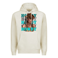 Oatmeal Heather howdy howdy black girl Premium Hoodie - texasbilliewilder