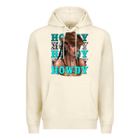 Sandshell howdy howdy black girl Premium Hoodie - texasbilliewilder