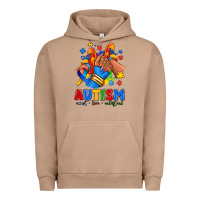 Pigment Burro Autism accept love understand afro girl sneakers Urban Hoodie - RanaPortraitStore