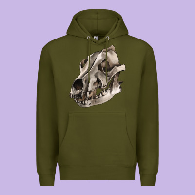 Premium Hoodie Wolf skull