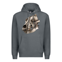Rock Wolf skull Premium Hoodie - RanaPortraitStore