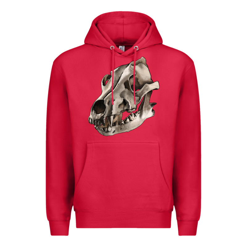 Wolf Skull Premium Hoodie by RanaPortraitStore | Teevron