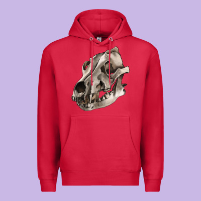 Premium Hoodie Wolf skull