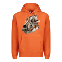 Carrot Wolf skull Premium Hoodie - RanaPortraitStore