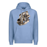 Colony Blue Wolf skull Premium Hoodie - RanaPortraitStore