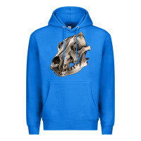 True Royal Wolf skull Premium Hoodie - RanaPortraitStore
