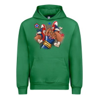 Emerald Baseball afro girl sneakers Urban Hoodie - RanaPortraitStore