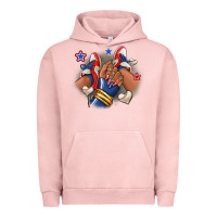 Baseball Afro Girl Sneakers Urban Hoodie | Teevron
