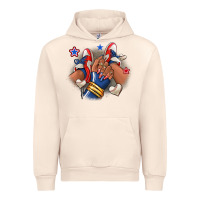 Sandshell Baseball afro girl sneakers Urban Hoodie - RanaPortraitStore