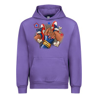 Tulip Baseball afro girl sneakers Urban Hoodie - RanaPortraitStore