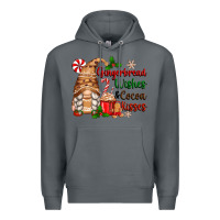 Rock gingerbread wishes and cocoa kisses Premium Hoodie - Zillion Design Studio