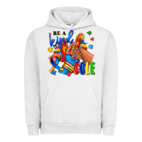 Pigment Lunar Rock Be a kind sole Autism afro girl sneakers Urban Hoodie - RanaPortraitStore