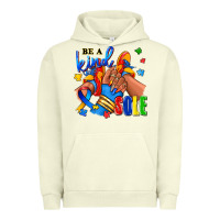 Pigment Pistachio Be a kind sole Autism afro girl sneakers Urban Hoodie - RanaPortraitStore