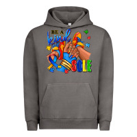 Pigment Tornado Be a kind sole Autism afro girl sneakers Urban Hoodie - RanaPortraitStore