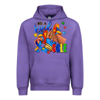 Tulip Be a kind sole Autism afro girl sneakers Urban Hoodie - RanaPortraitStore