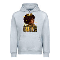 Heather Grey Birthday queen afro girl Urban Hoodie - RanaPortraitStore