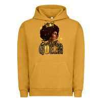 Pigment Peanut Butter Birthday queen afro girl Urban Hoodie - RanaPortraitStore