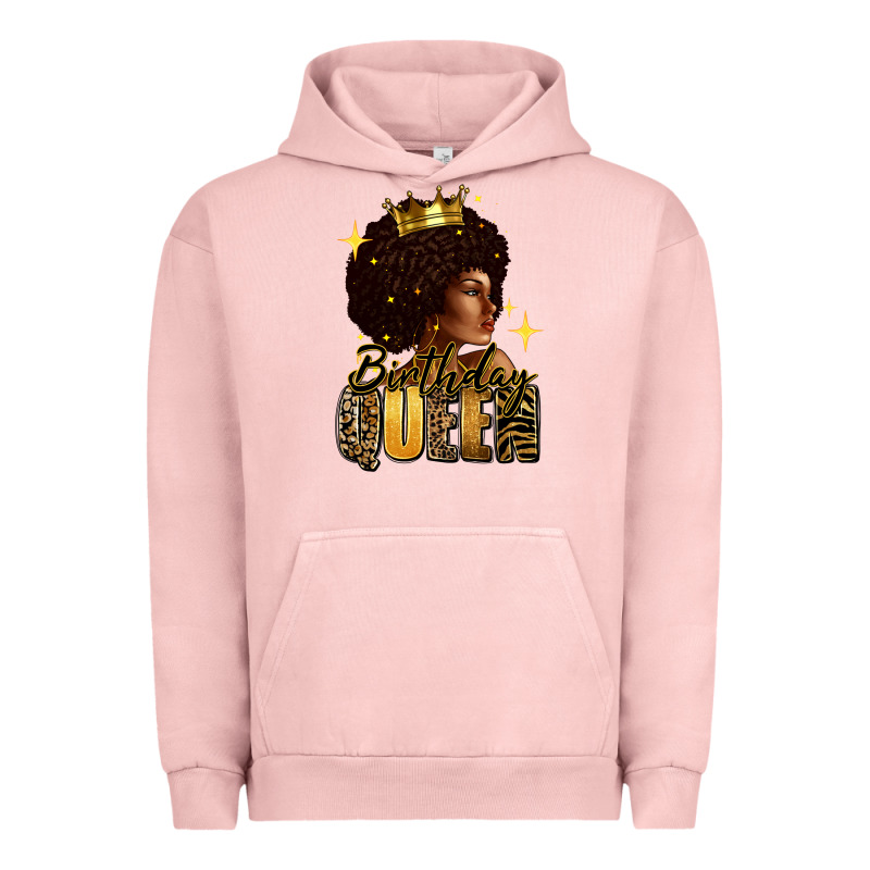 Birthday Queen Afro Girl Urban Hoodie by RanaPortraitStore | Teevron