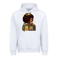 White Birthday queen afro girl Urban Hoodie - RanaPortraitStore